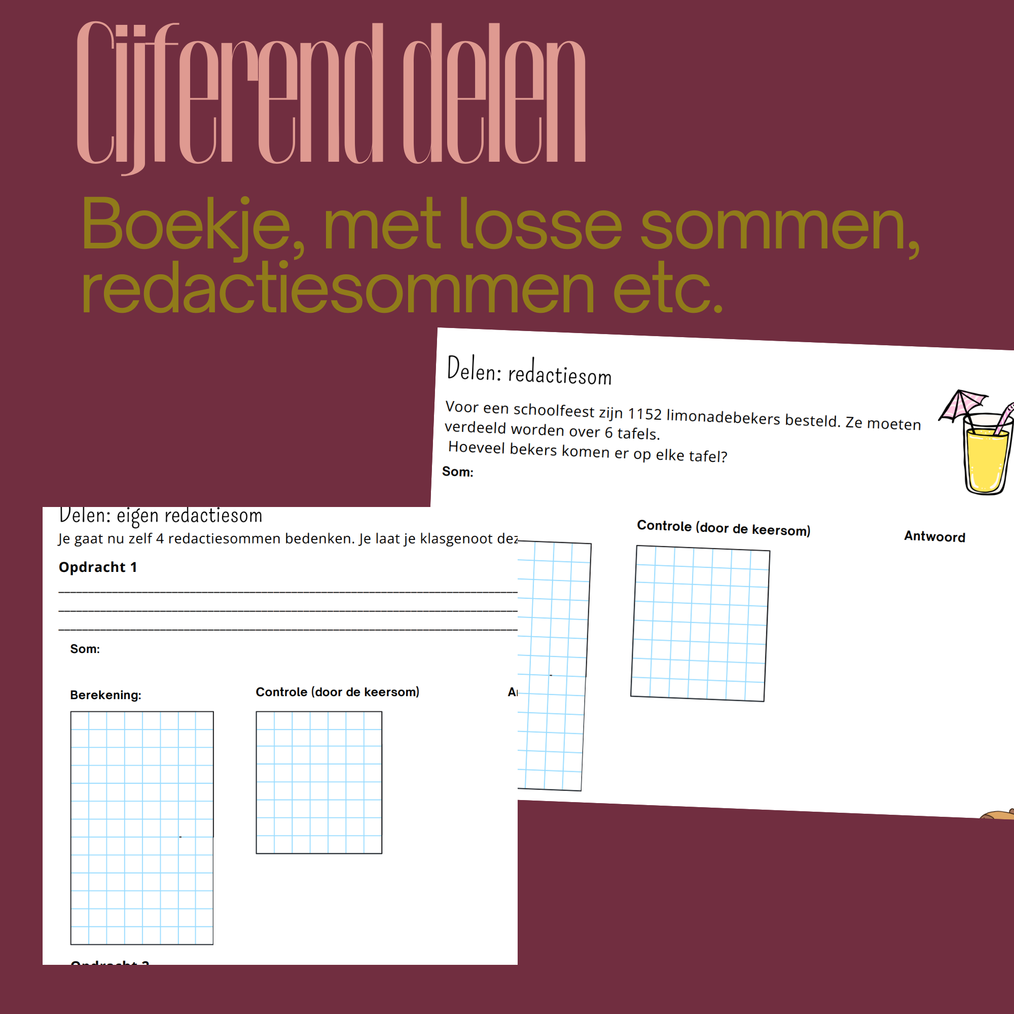 Oefenen met cijferend delen