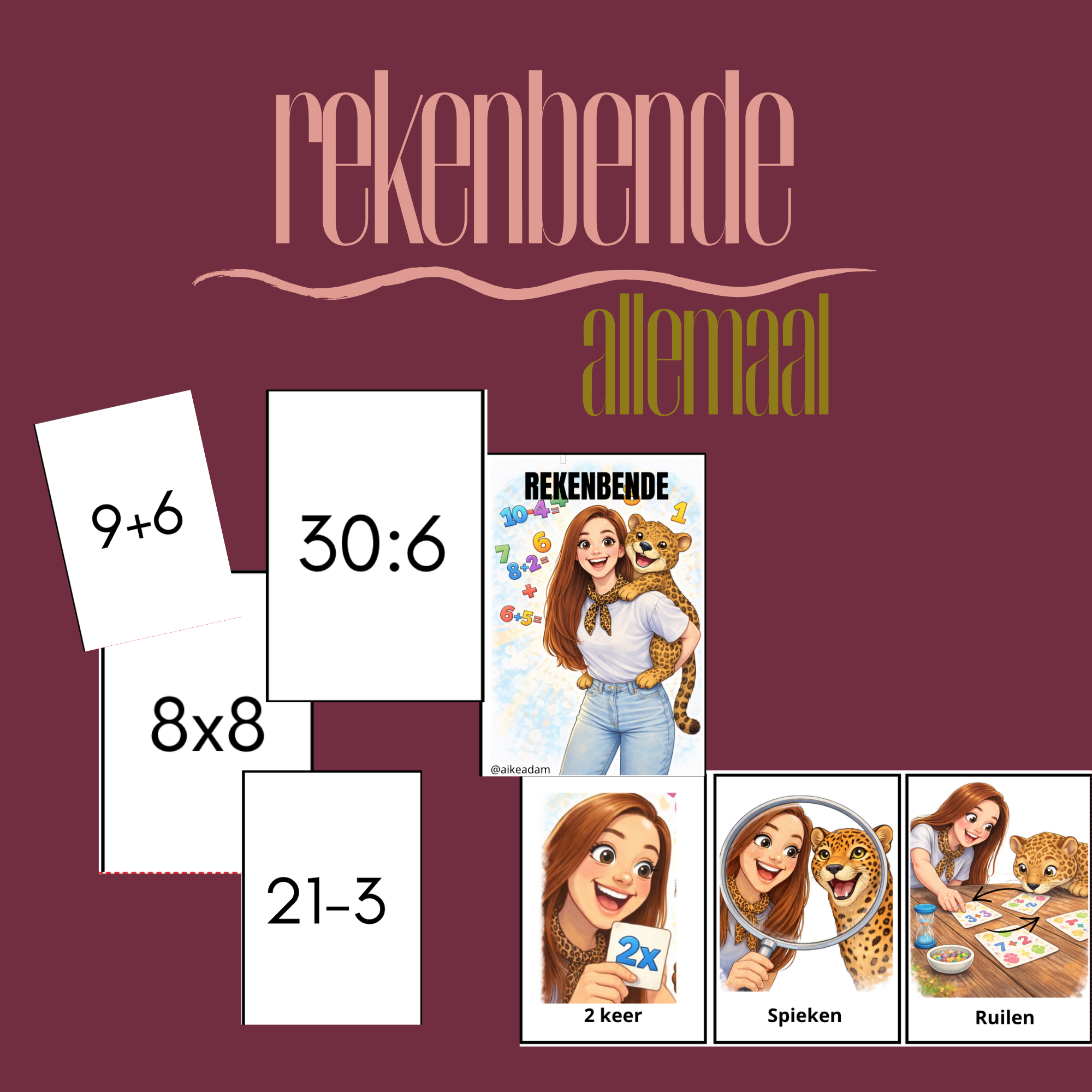 DEAL: Rekenbende compleet +,-,x,: